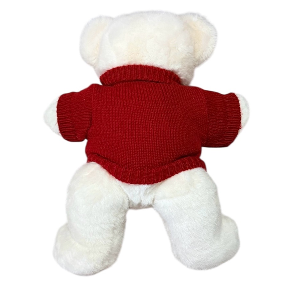 Vintage Polo Millennium Bear Plush with Red Sweater - Picture 3 of 7
